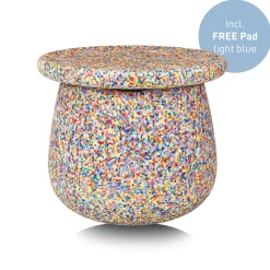 Stapelstein® Aktywne siedzisko Dynamic small super confetti 2 el. + free Pad