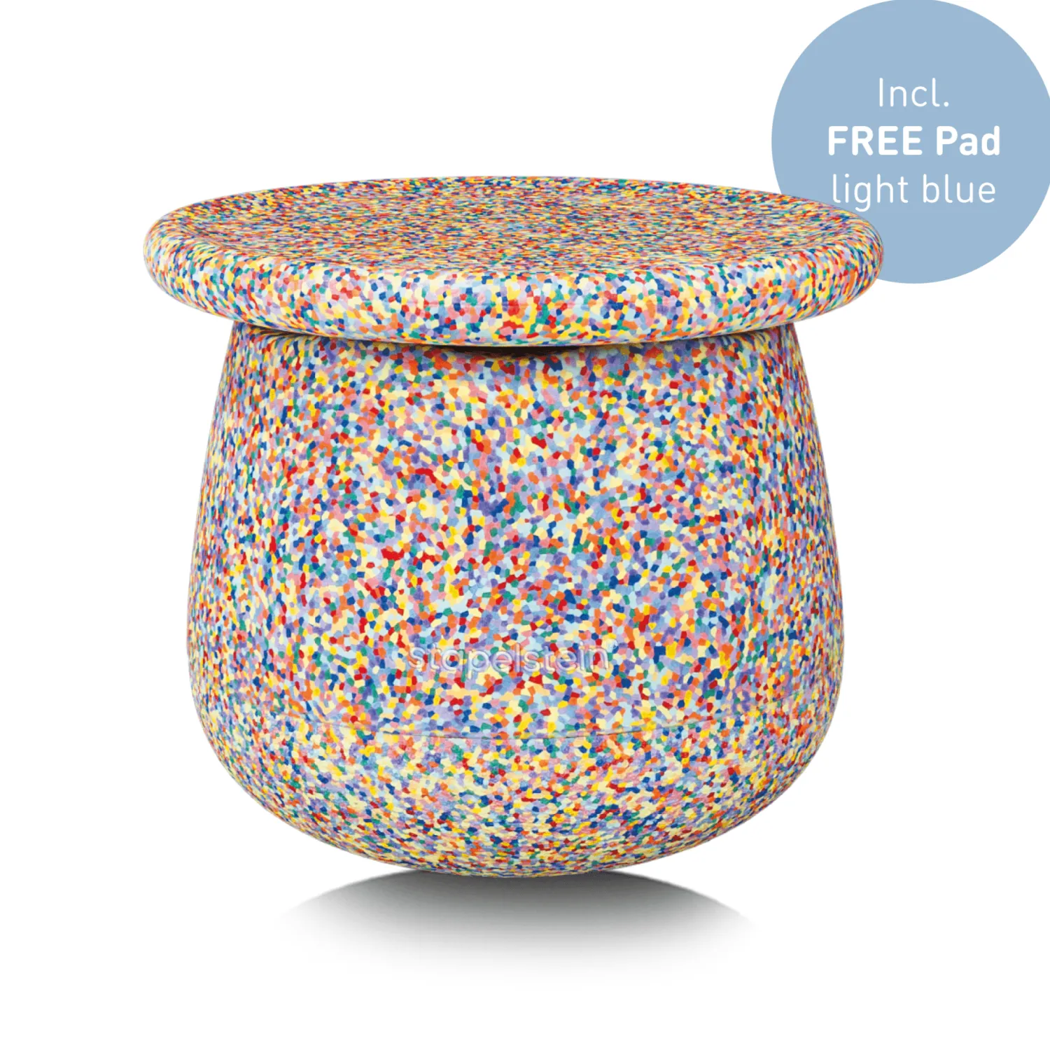 Stapelstein® Aktywne siedzisko Dynamic small super confetti 2 el. + free Pad