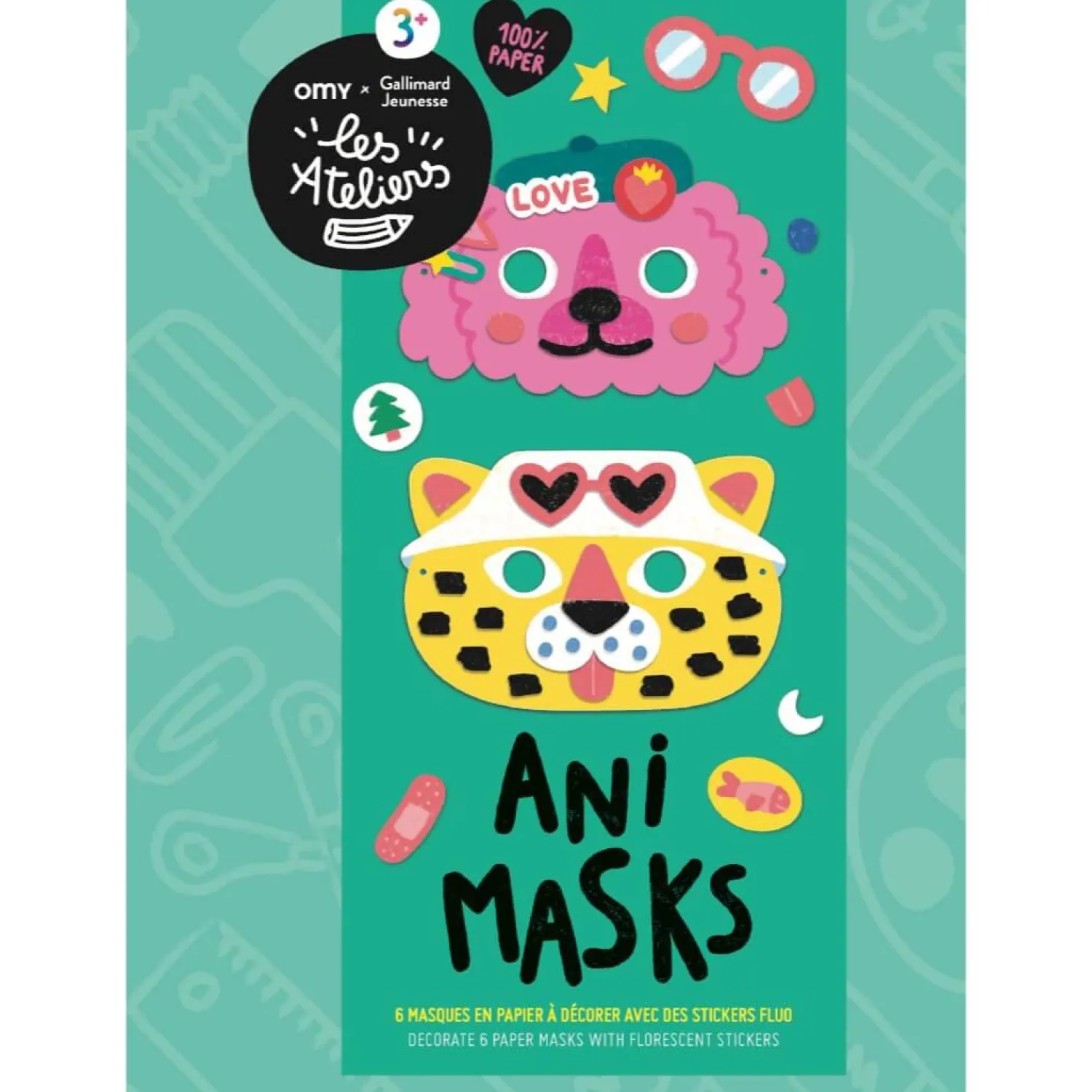 OMY Ani Masks - kreatywna zabawa