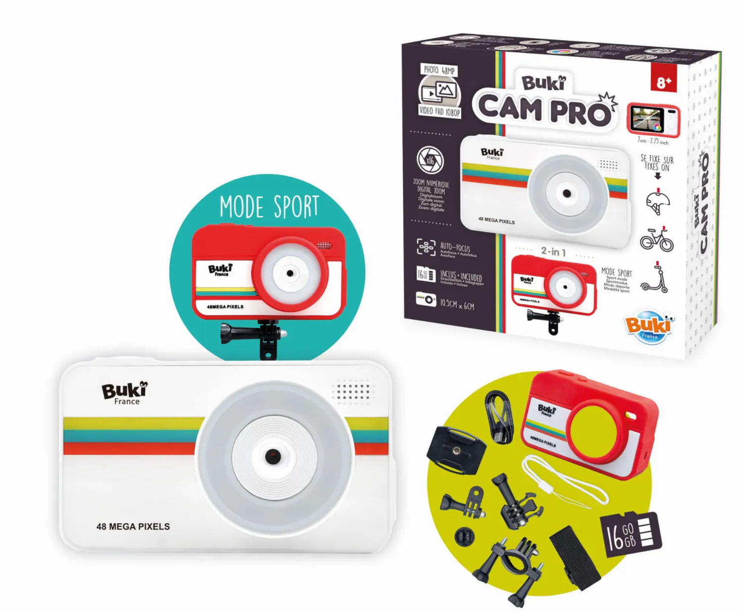 Buki Aparat fotograficzny 2w1 CamPro PV010
