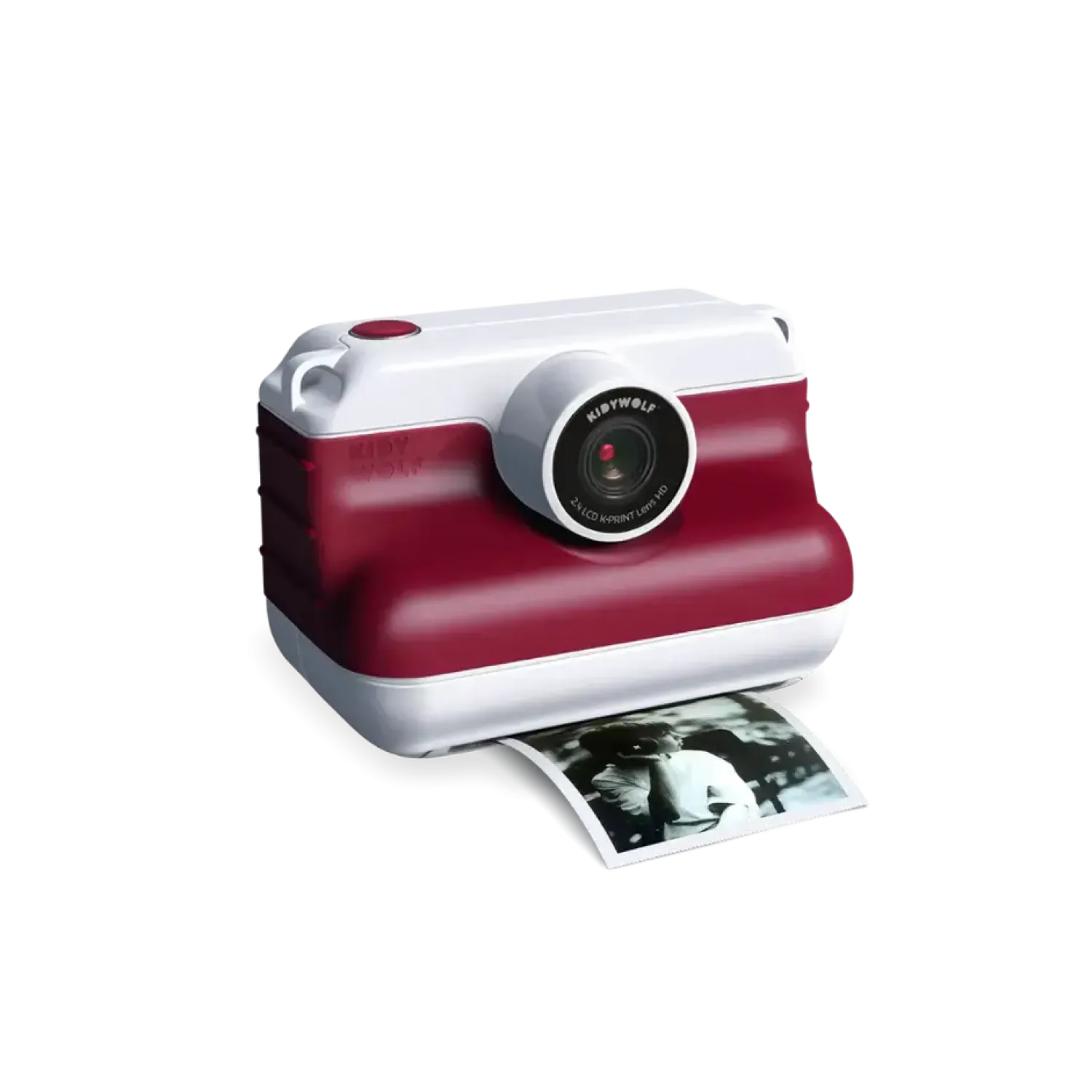 Kidywolf Aparat z drukarką dla dzieci K-PRINT - RED