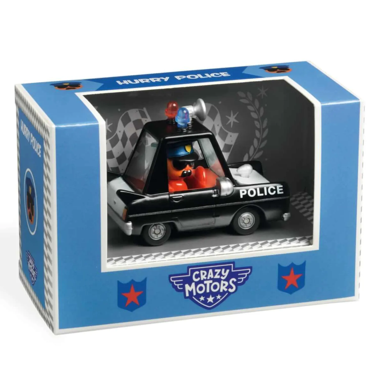 Djeco Autko CRAZY MOTORS - HURRY POLICE