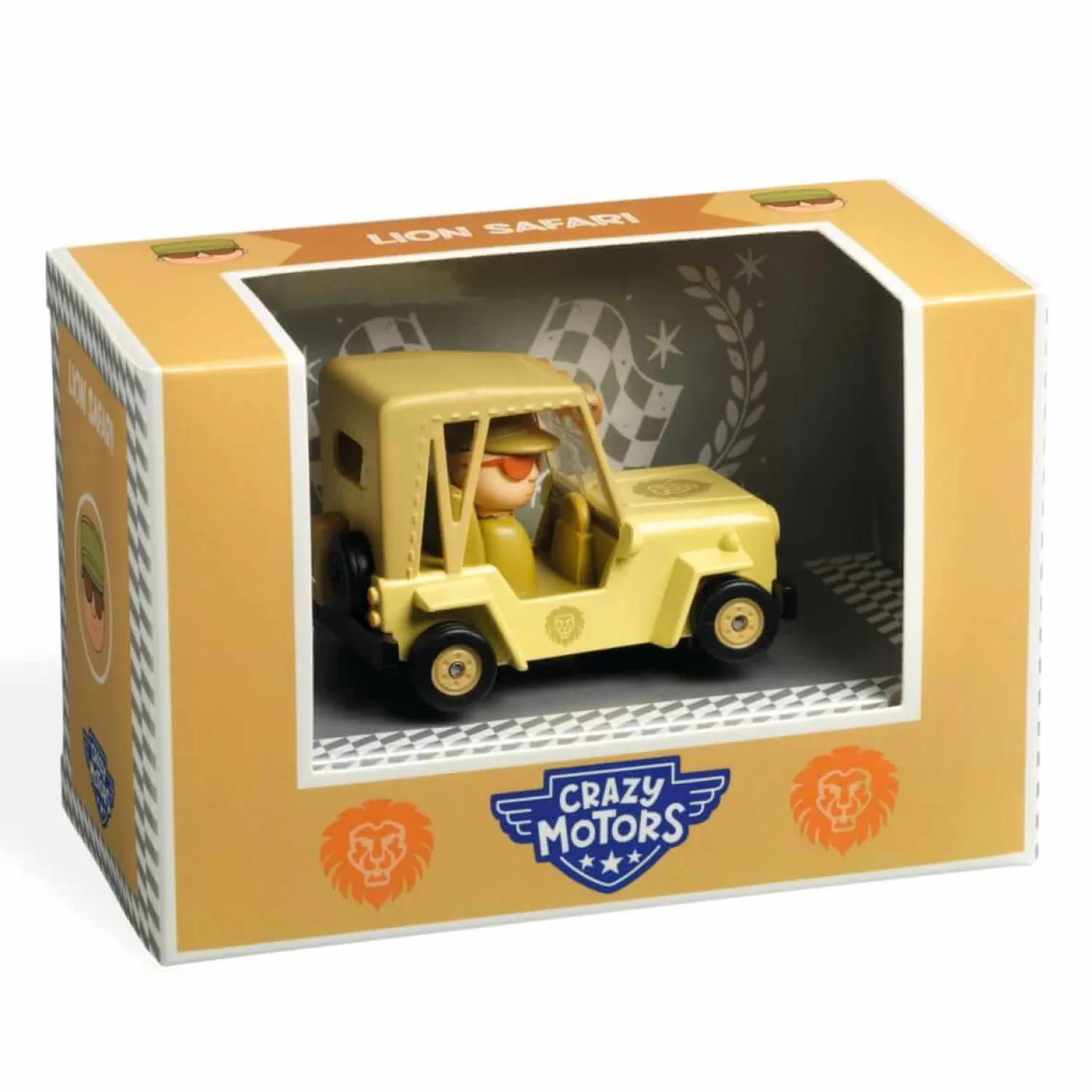 Djeco Autko CRAZY MOTORS - LION SAFARI