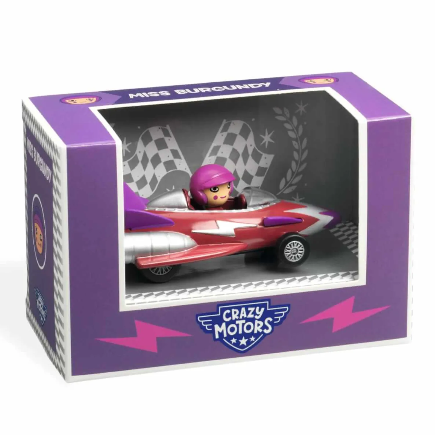 Djeco Autko CRAZY MOTORS - MISS BURGUNDY