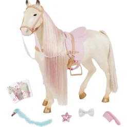 OurGeneration Baśniowy rumak dla lalki 46cm - ENCHANTING HORSE - do czesania i stylizacji