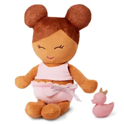 LullaBaby Bath Doll - lalka przytulanka do kąpieli - szatynka, wersja bez ręczniczka