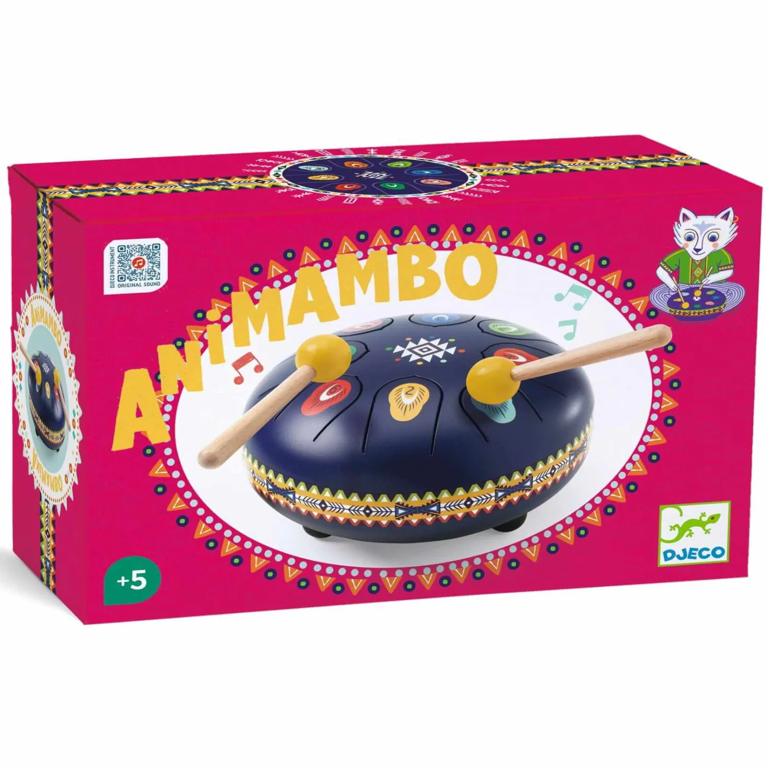 Djeco Bębenek językowy śr. 16cm