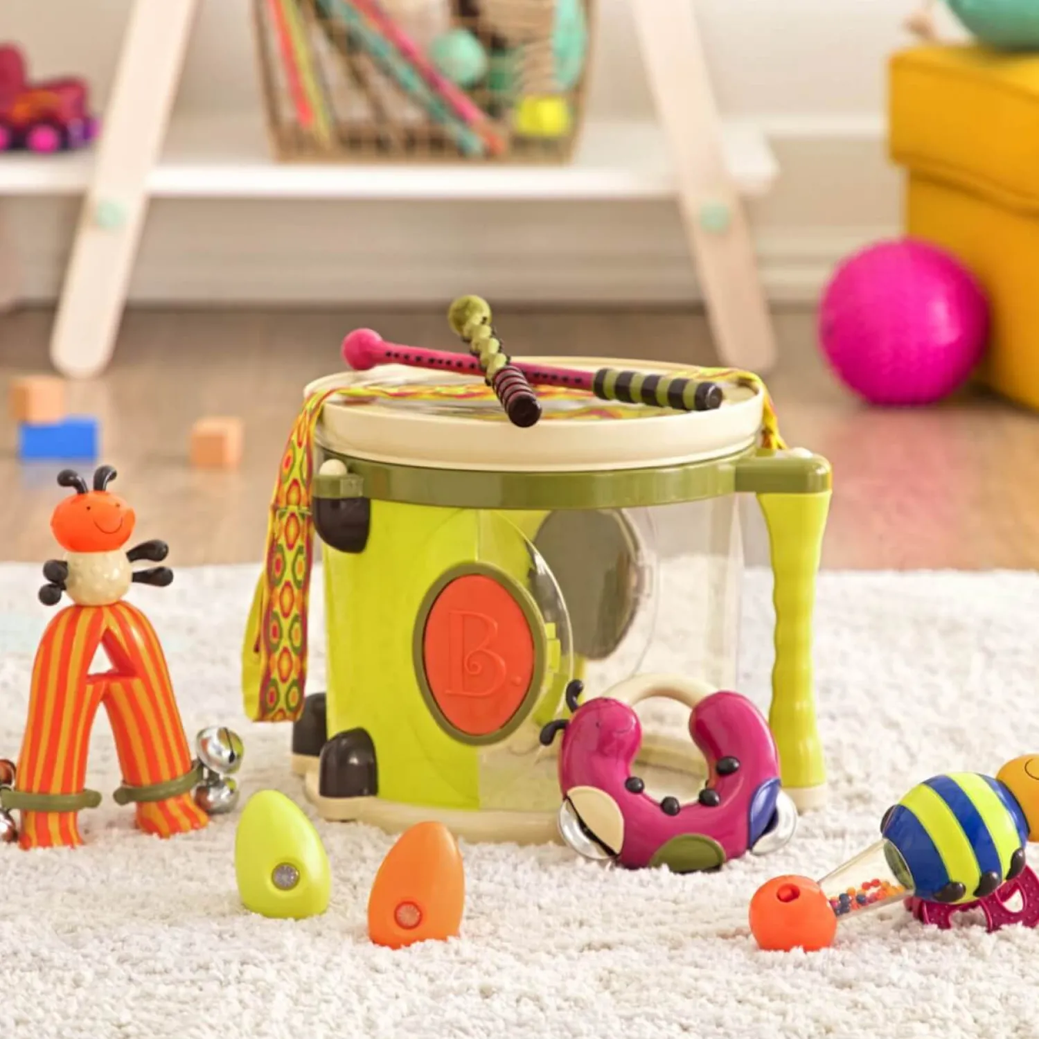B.Toys Bębenek z instrumentami