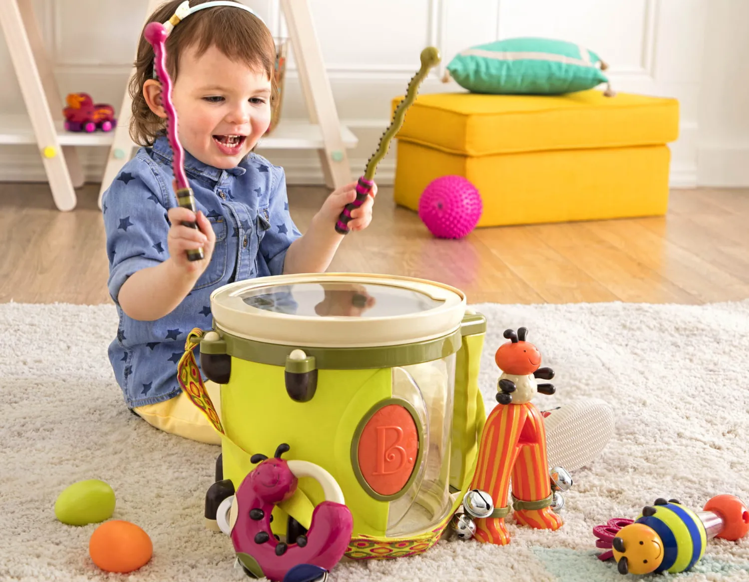 B.Toys Bębenek z instrumentami