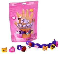 Fat Brain Toys Biżuteria Plip Charms - zestaw fioletowy
