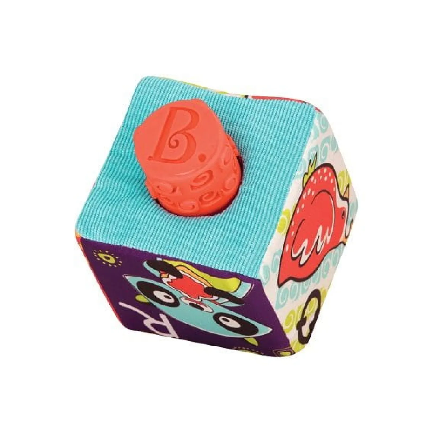B.Toys Block Party – klocki materiałowe z sorterami