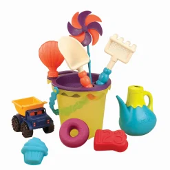B.Toys B. Ready Beach Bag – torba z akcesoriami do piasku - niebieska