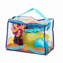 B.Toys B. Ready Beach Bag – torba z akcesoriami do piasku - niebieska