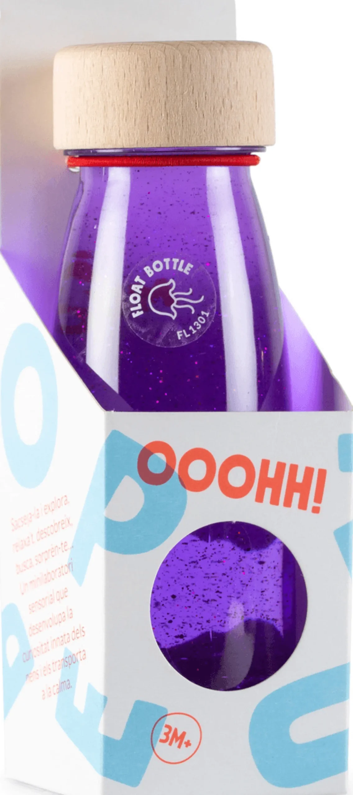 Petit Boum Butelka sensoryczna FLOAT fioletowa