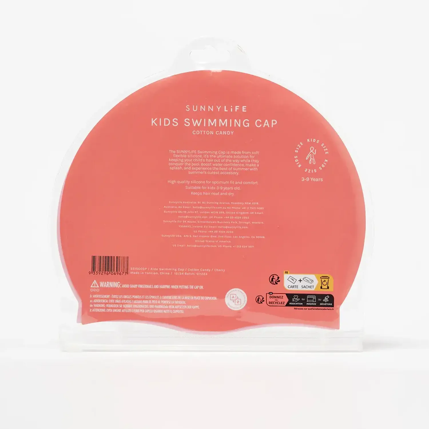 Sunny Life Czepek dziecięcy - Cotton Candy Cherry