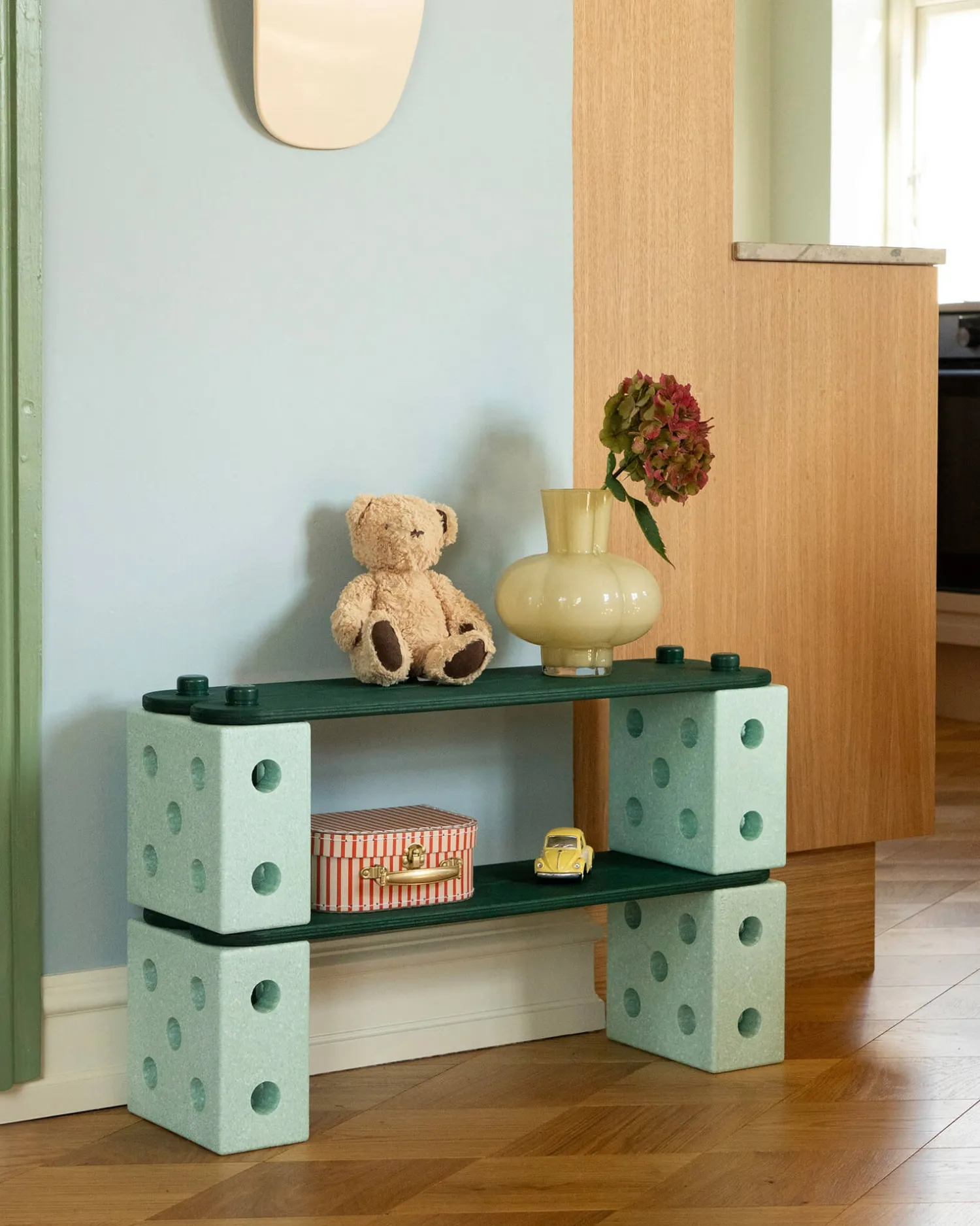 MODU Deski balansujące Beams, 2 szt. - Ocean Mint, Forest Green