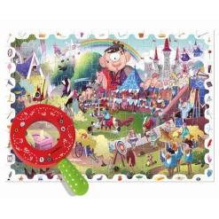 Ludattica DETECTIVE PUZZLE - puzzle, gra detektywistyczna - BAŚNIOWA KRAINA
