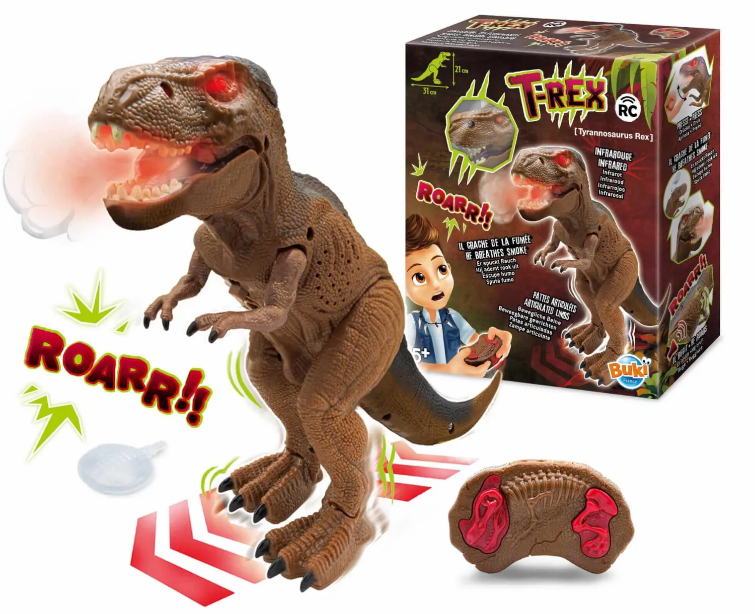 Buki Dinozaur T-REX zdalnie sterowany