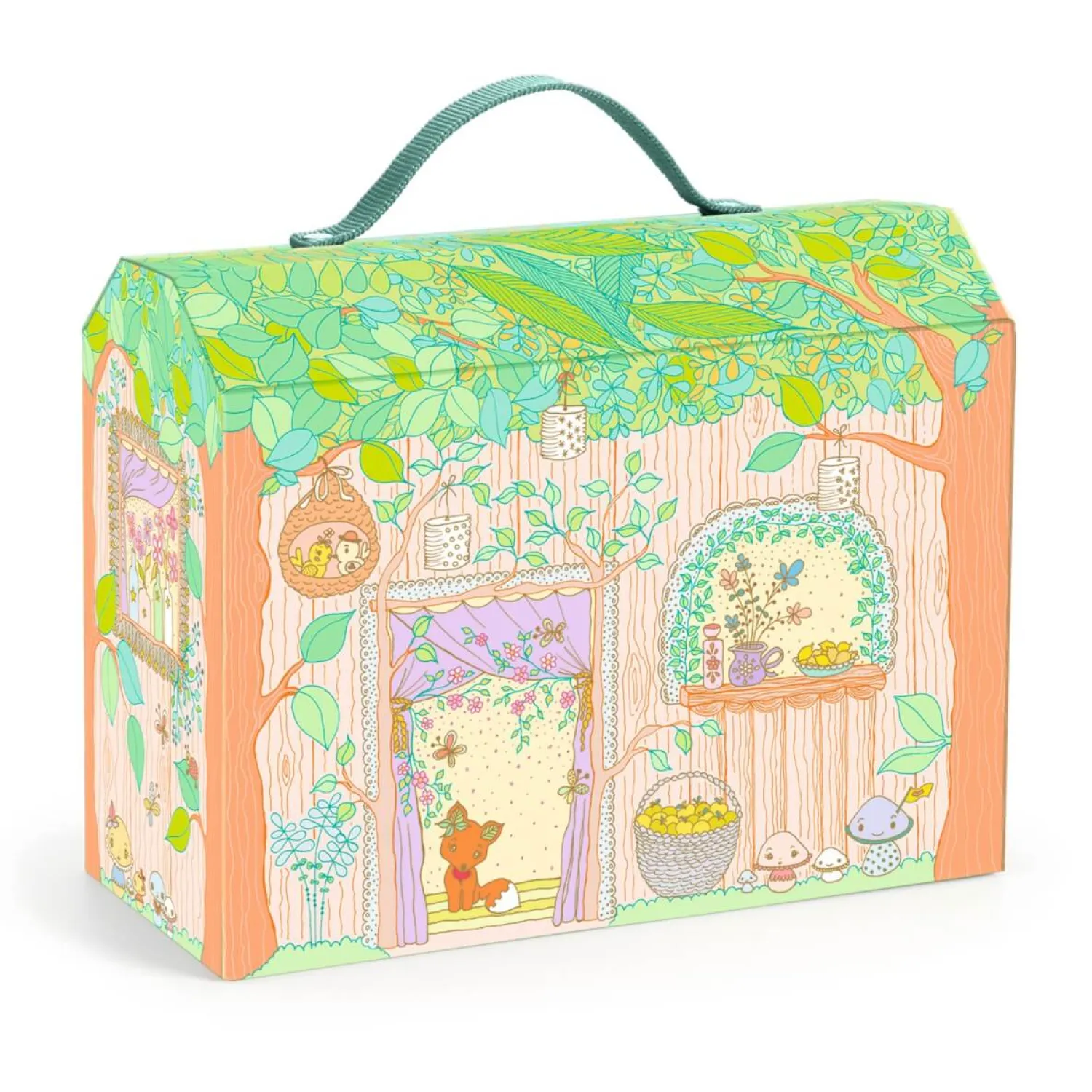 Djeco Domek walizka Sylvia & Fox