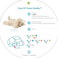 Dzieci Cloud b Dream Buddies - Lampka nocna Piesek Patch