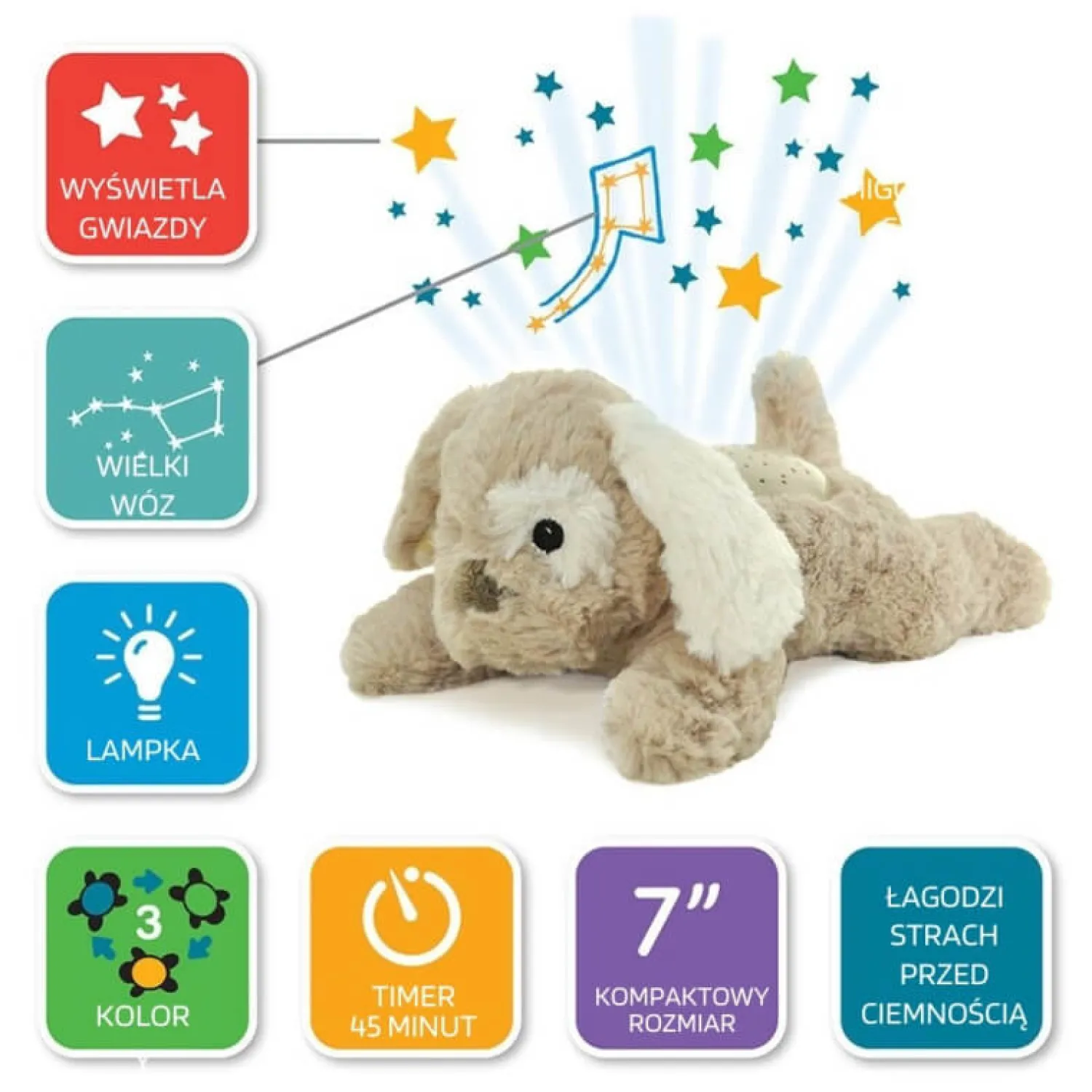 Dzieci Cloud b Dream Buddies - Lampka nocna Piesek Patch