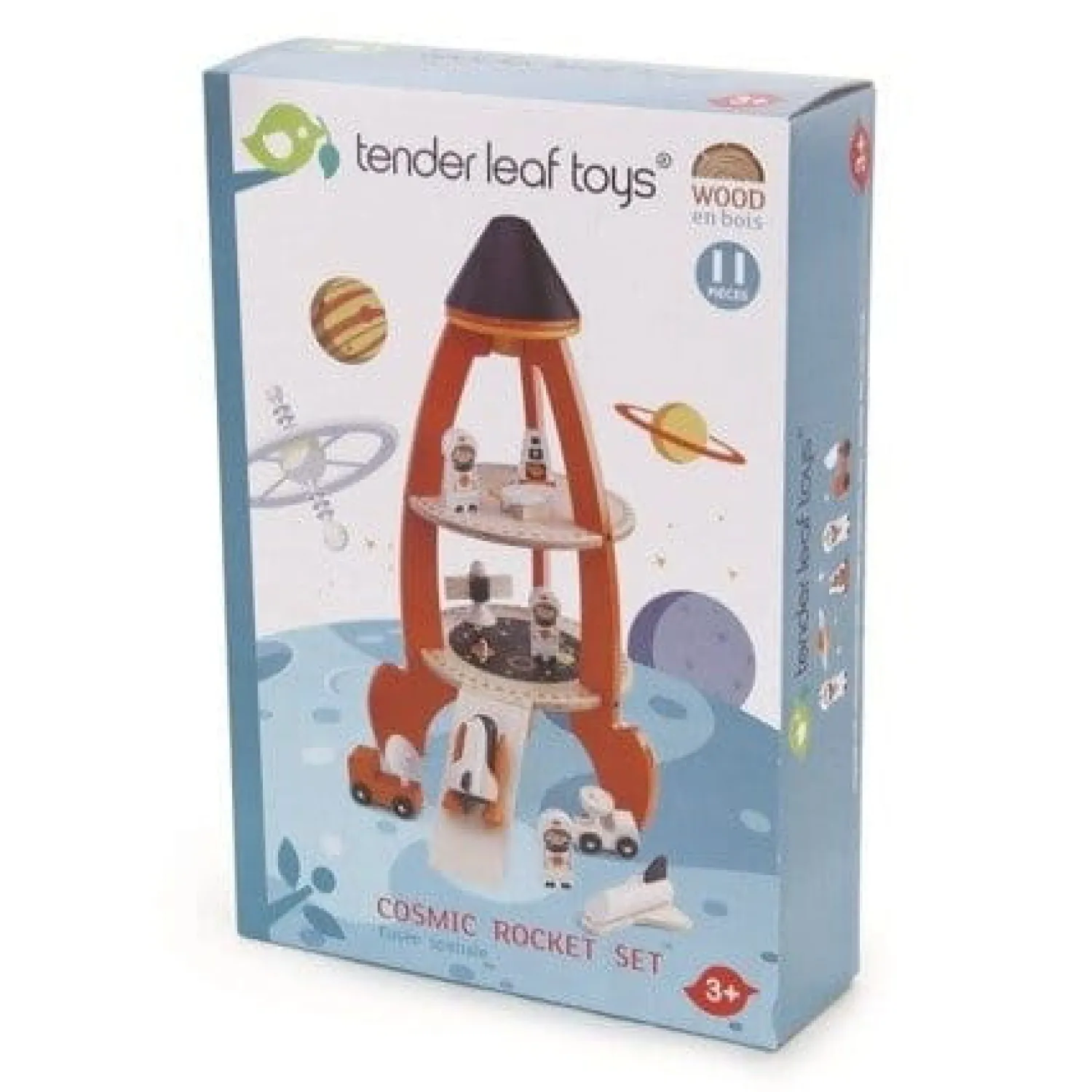 Tender Leaf Toys Drewniana rakieta kosmiczna