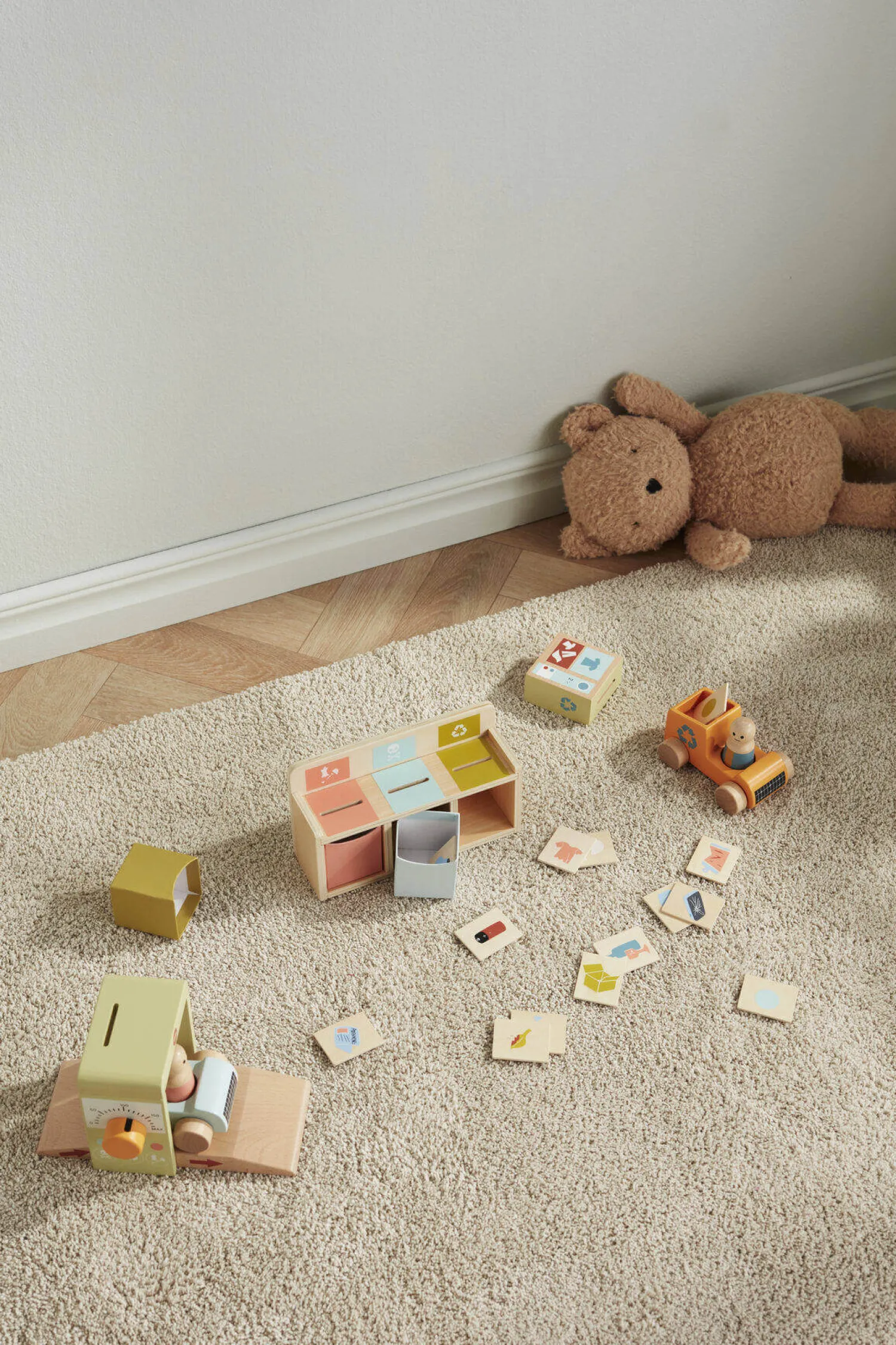 Kids Concept Drewniana stacja recyklingu
