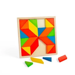 Bigjigs Toys Drewniana układanka geometryczna