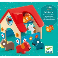 Djeco Drewniana zabawka mini farma
