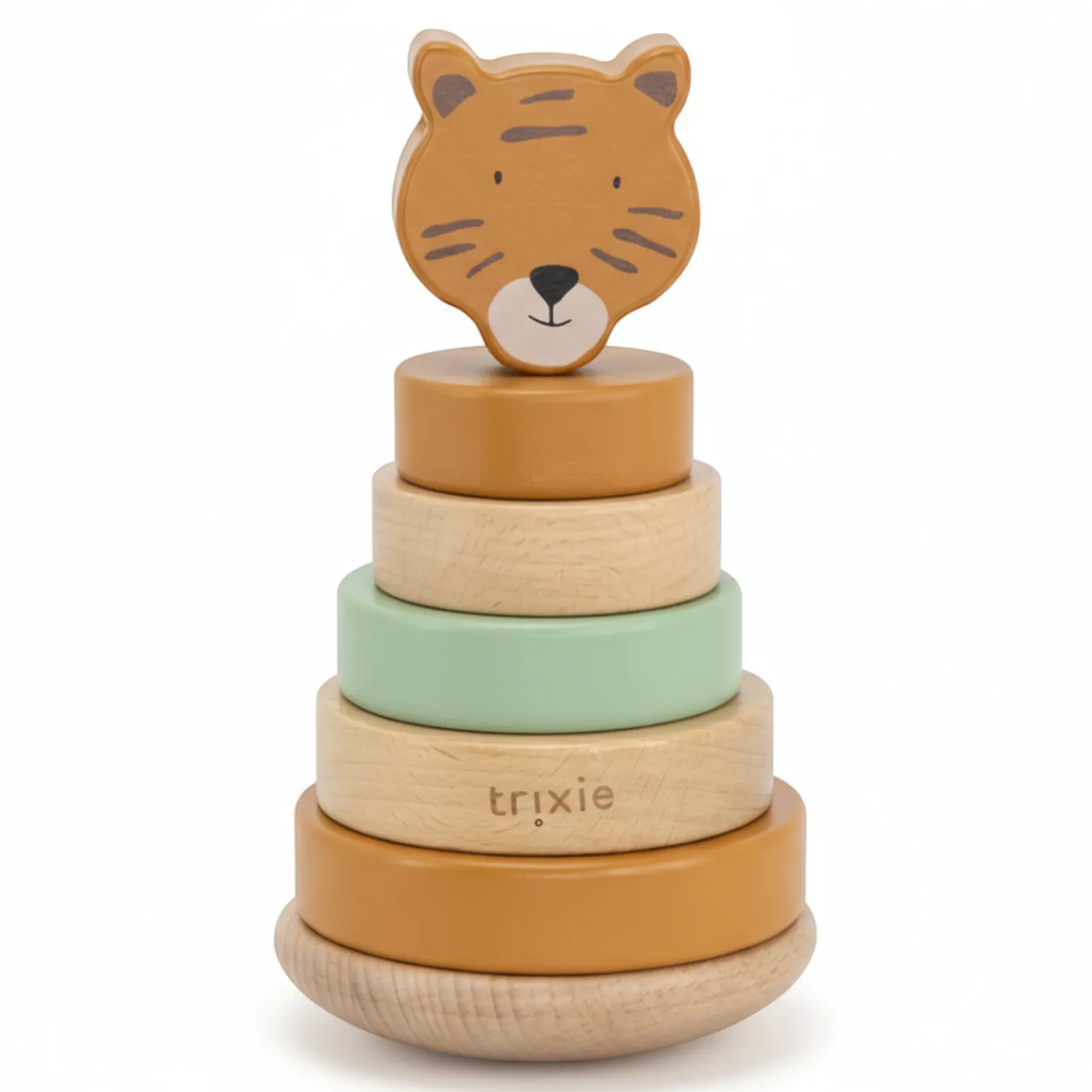 Trixie Drewniana zabawka piramida Tygrys