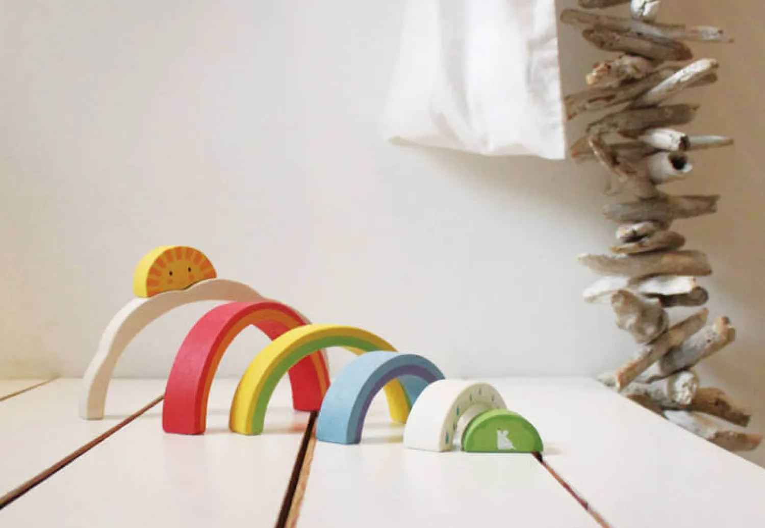 Tender Leaf Toys Drewniana zabawka - Tęcza