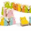 Djeco Drewniane Domino Tiny-up