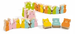 Djeco Drewniane Domino Tiny-up