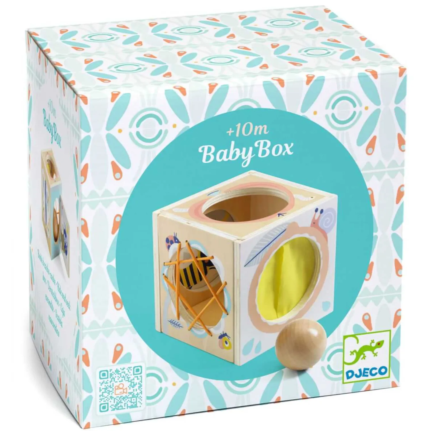 Djeco Drewniane pudełko sensoryczne BABYBOX