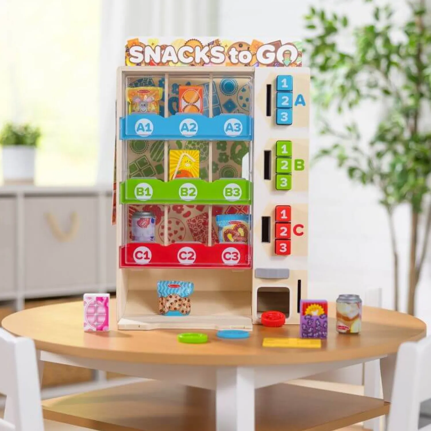 Melissa & Doug Drewniany automat Snack to Go