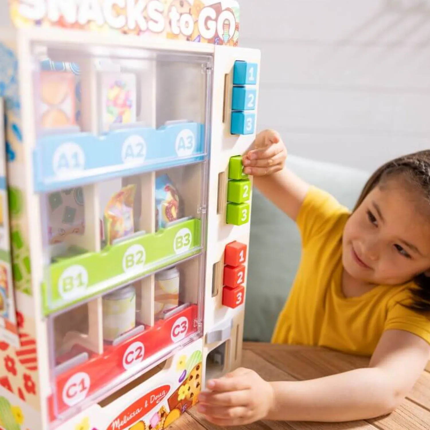 Melissa & Doug Drewniany automat Snack to Go