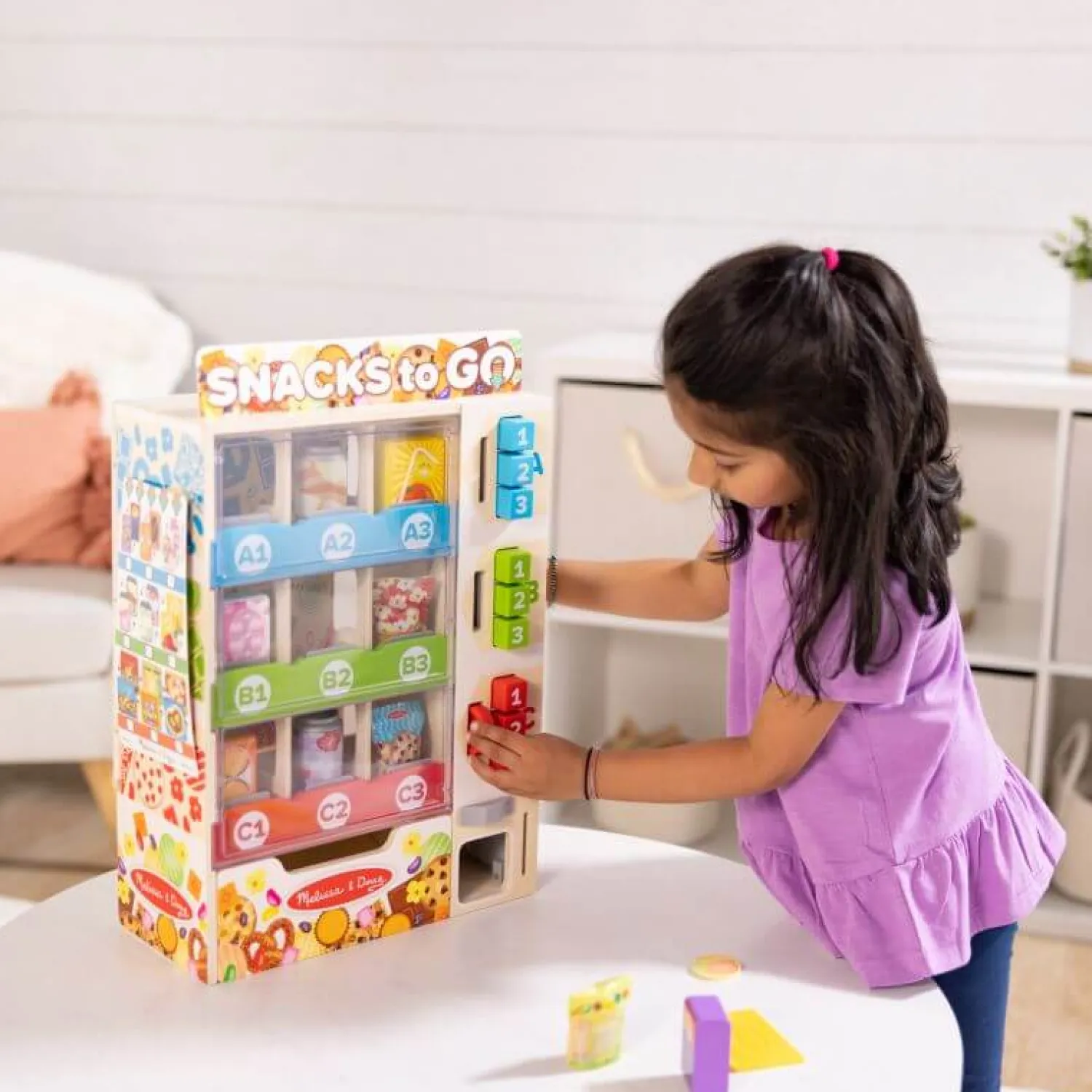 Melissa & Doug Drewniany automat Snack to Go