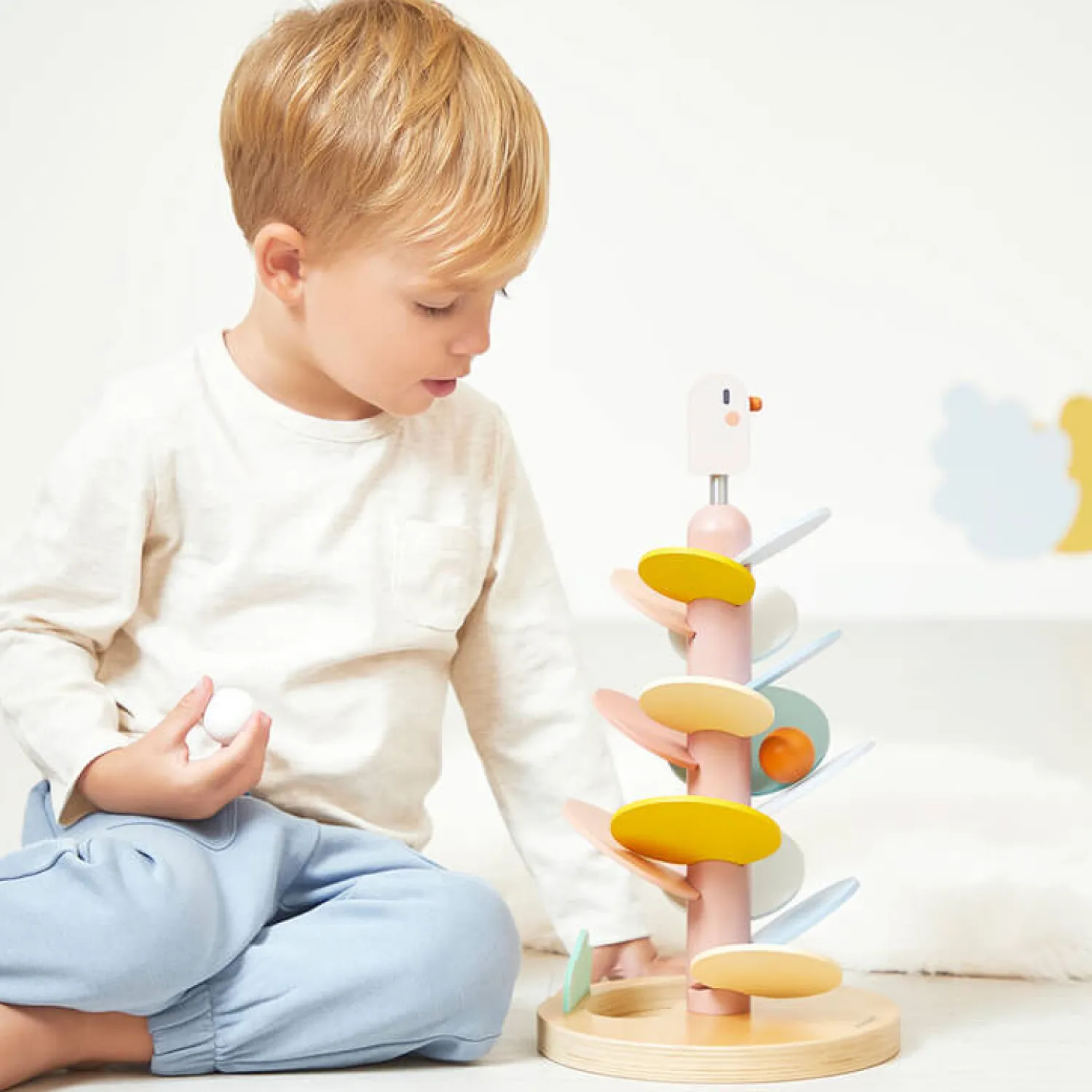 Janod Drewniany kulodrom Ptaszek Sweet Cocoon 3+