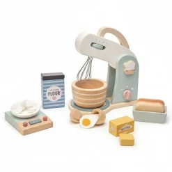Tender Leaf Toys Drewniany mikser z zestawem do pieczenia, Mini Chef