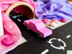 WayToPlay Drewniany samochodzik - Pink