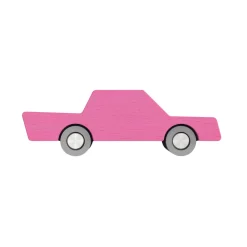 WayToPlay Drewniany samochodzik - Pink
