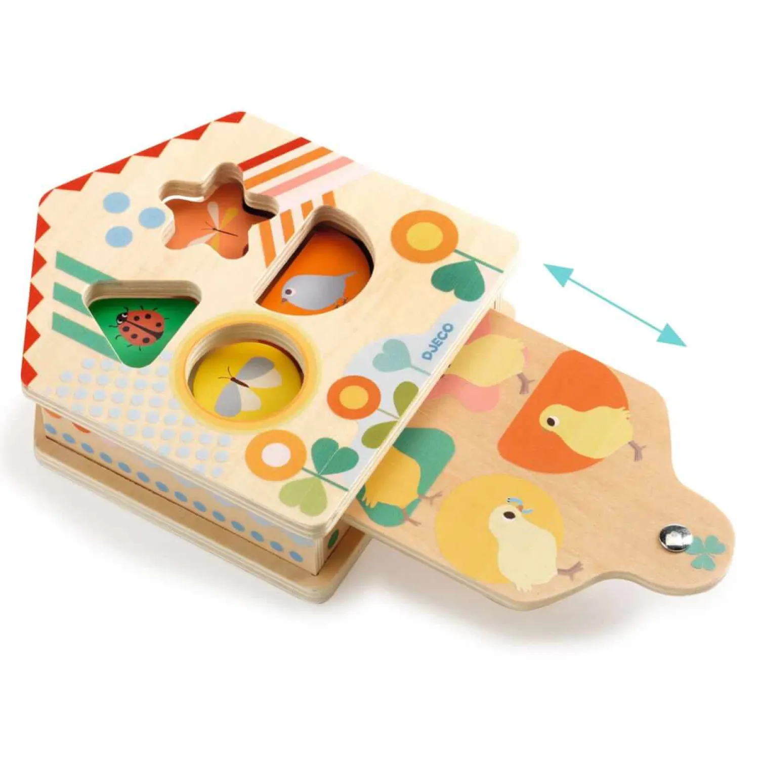 Djeco Drewniany sorter DOMEK