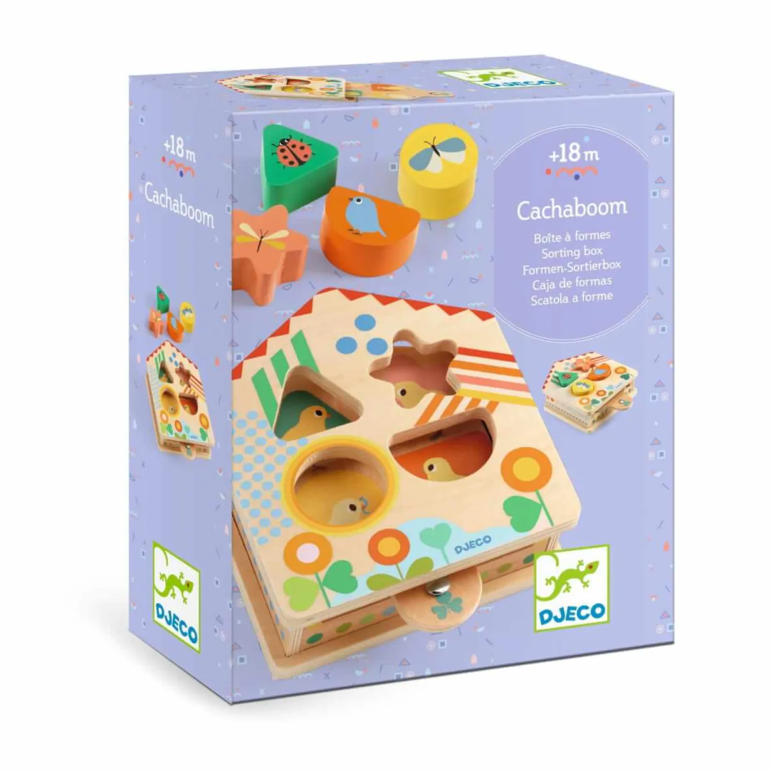 Djeco Drewniany sorter DOMEK
