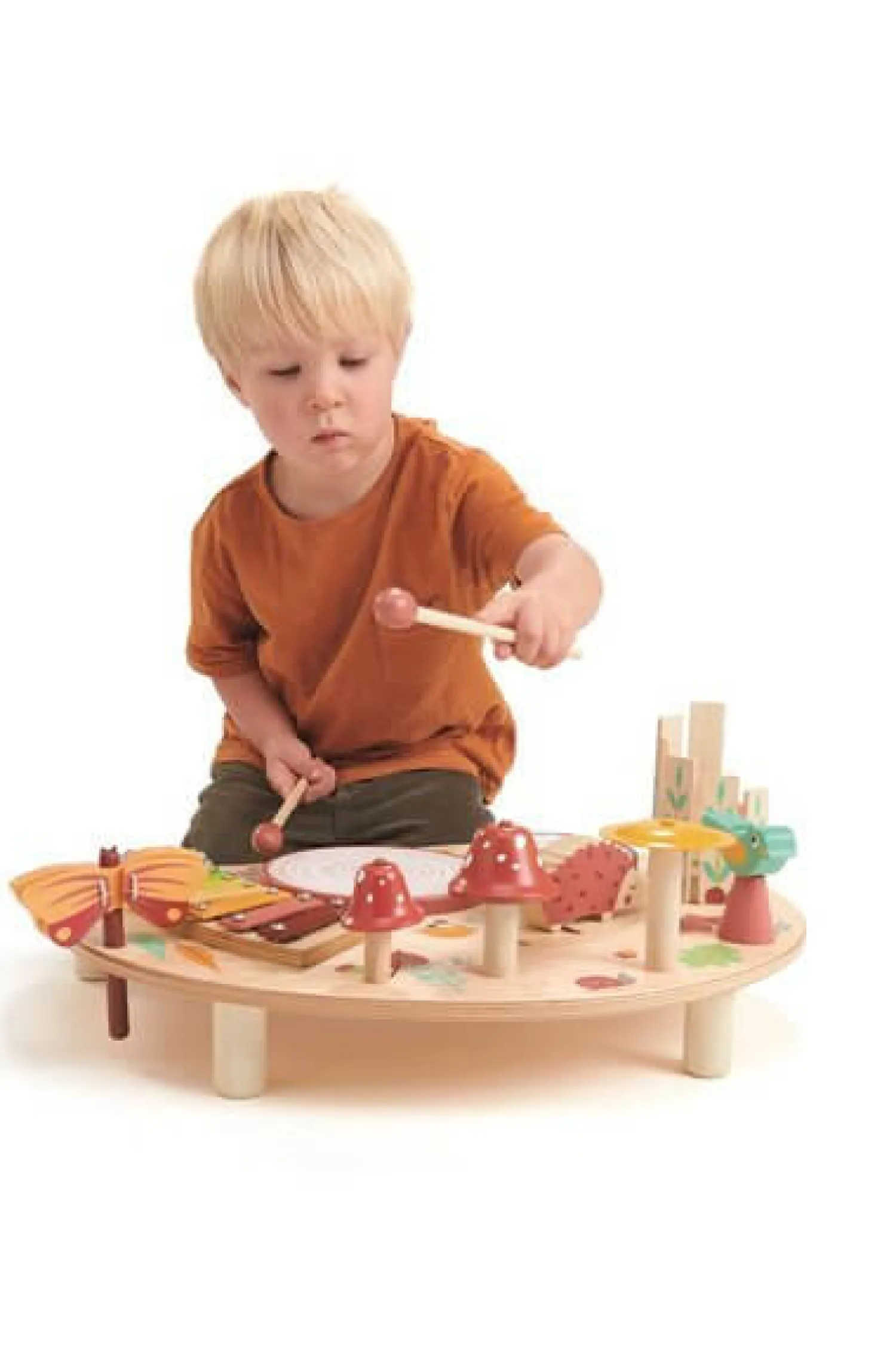 Tender Leaf Toys Drewniany stolik muzyczny
