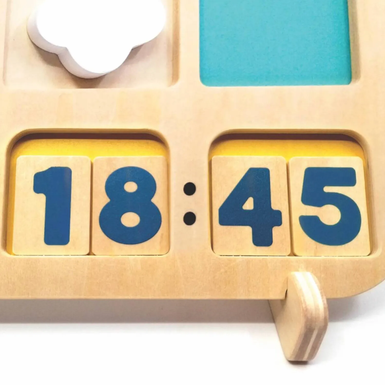 SVOORA Drewniany zegar do nauki godzin