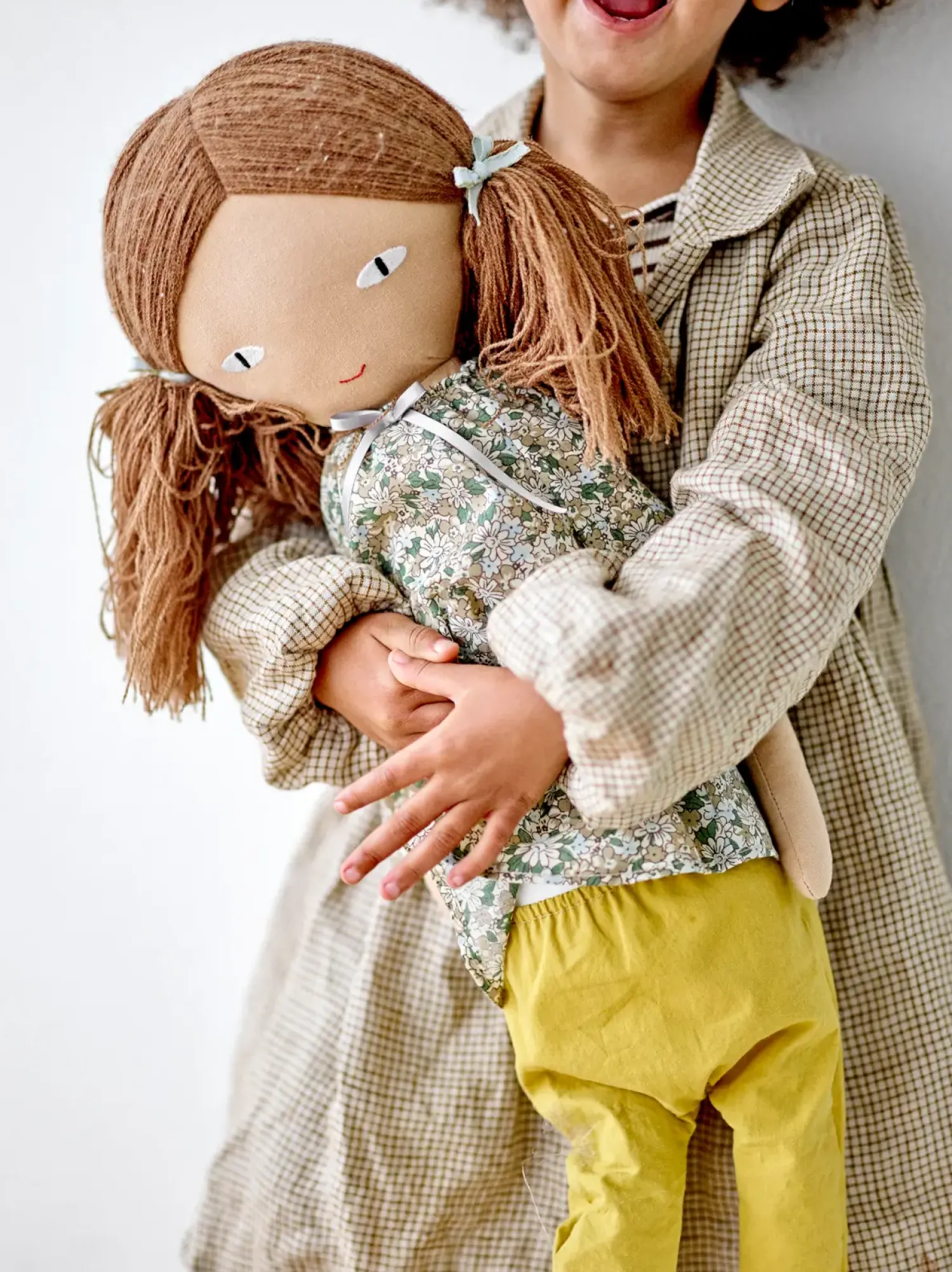 Bloomingville Mini Duża lalka Lilo 87cm - Yellow