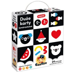 Bright Junior Media Justyna Han Duże karty kontrastowe 0 mies.+ 3 mies.+ CzuCzu