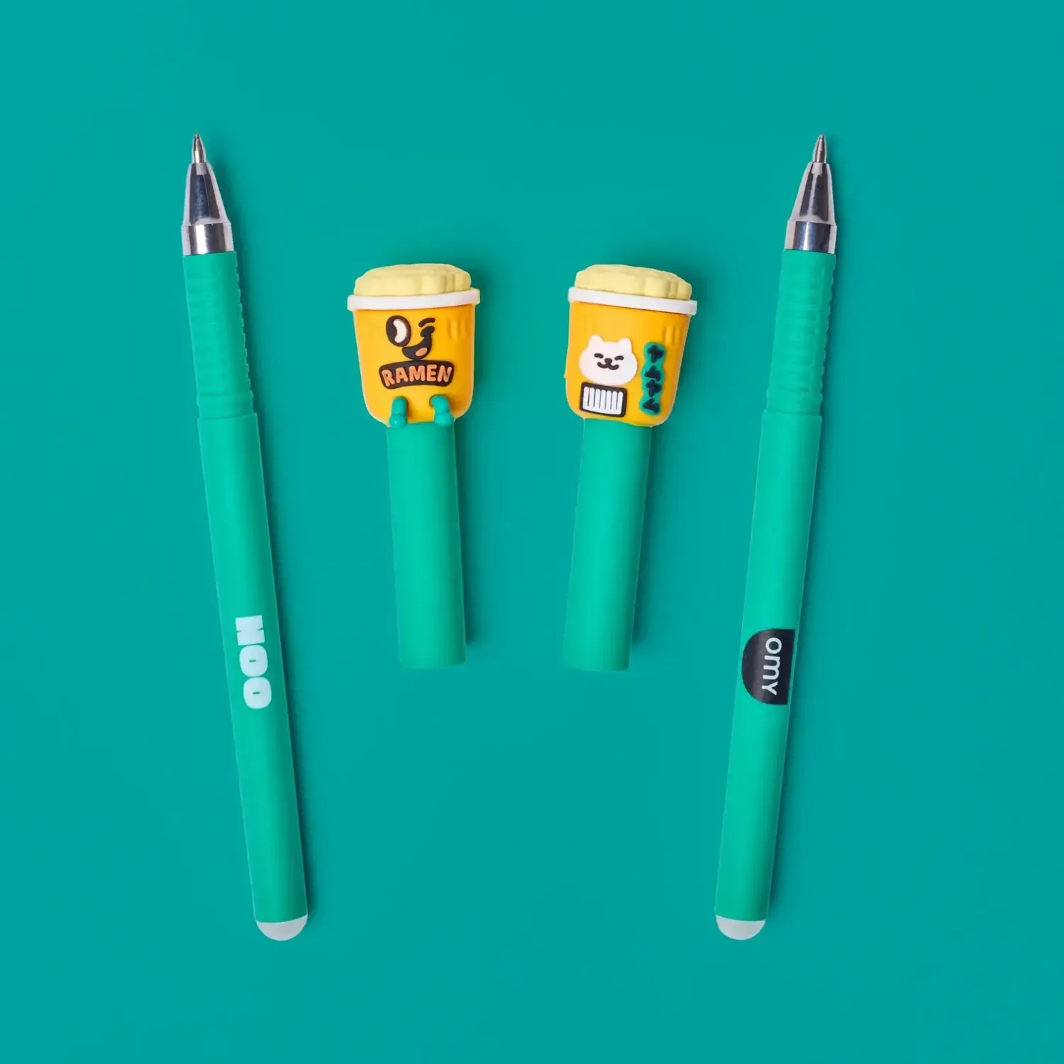OMY Długopis ścieralny 2szt. - Mewchi & Noo