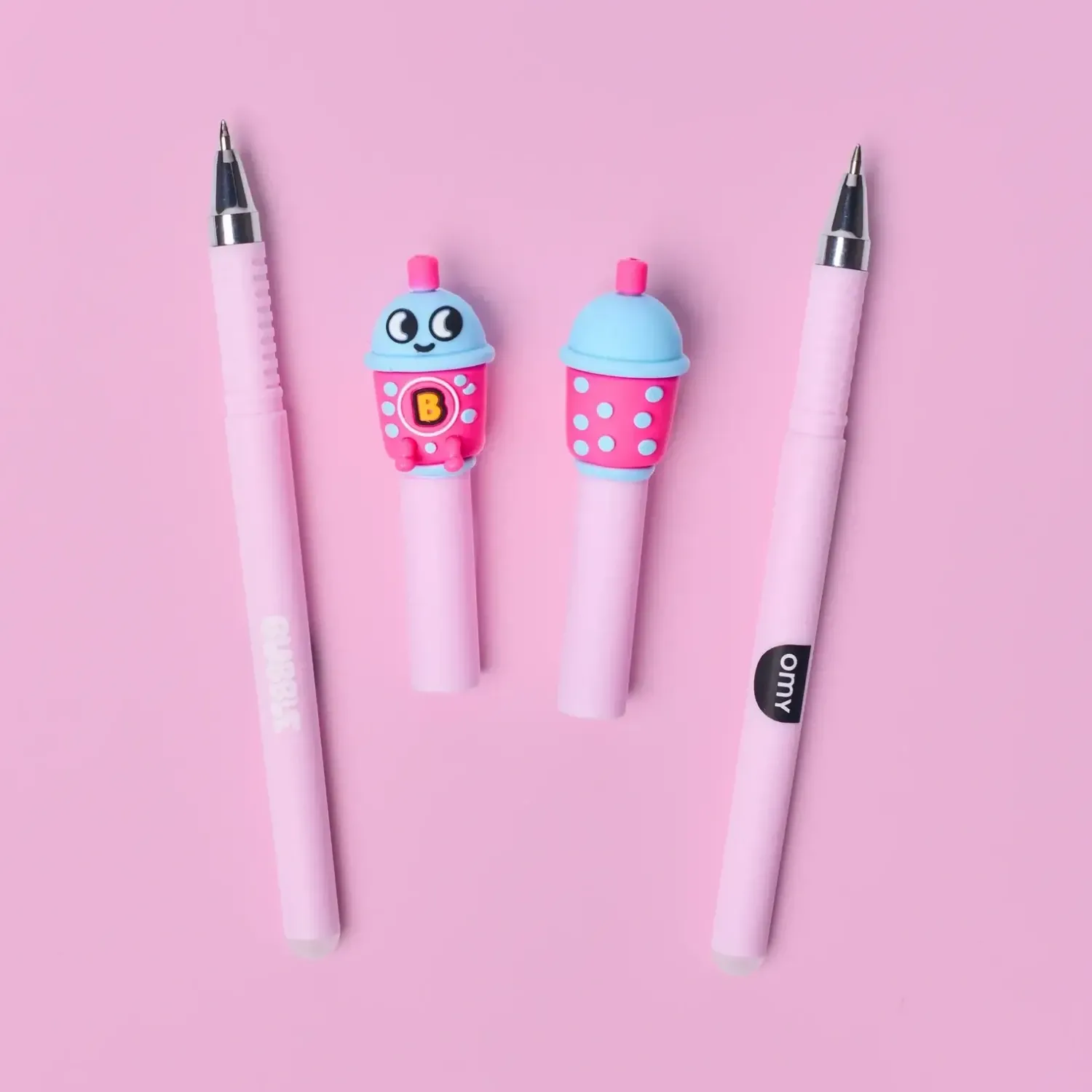 OMY Długopis ścieralny 2szt. - Yuki & Bubble