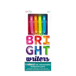 Ooly Długopisy kolorowe - Bright Writers, 6 szt.